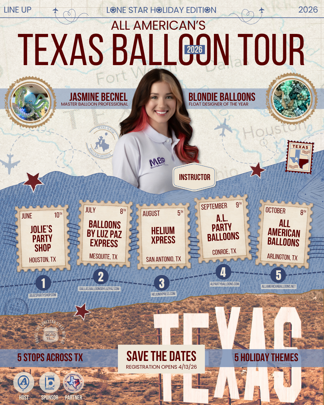All American's Texas Balloons Tour 2026 - Lone Star Holiday Edition