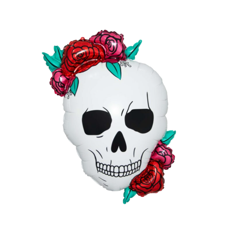 43" Balloon Exchange Skull Foil Balloon