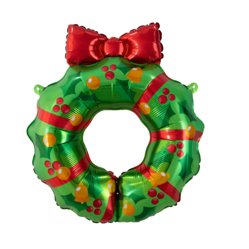 19" Balloon Exchange Christmas Wreath Foil Balloon
