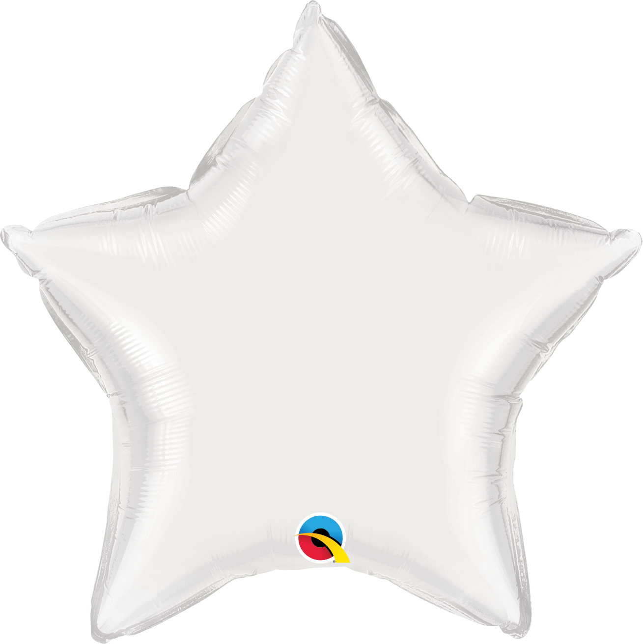 4" Qualatex Star Airfill Foil Balloon | 1 Count - Must Be Heat Sealed