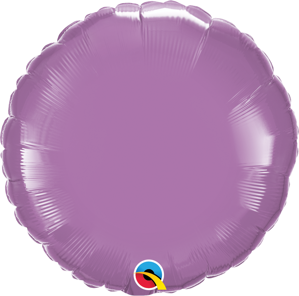 18" Qualatex Lilac Round Foil Balloon | Buy 5 Or More, Save 20%