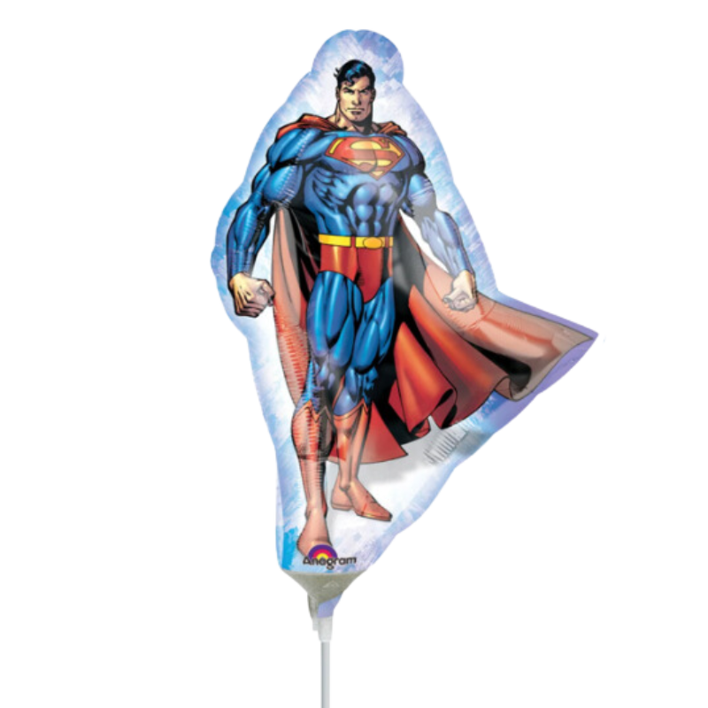 14" Anagram Superman Airfill Foil Balloon | Clearance - Final Sale!