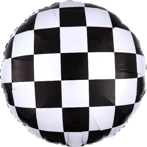 17" Anagram Checkerboard Foil Balloon | Buy 5 or More Save 20%