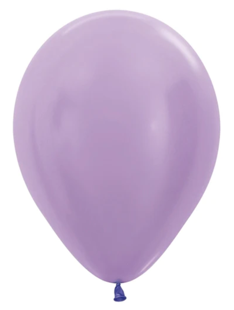 11" Sempertex  Satin Pearl Lilac Latex Balloons | 100 Count