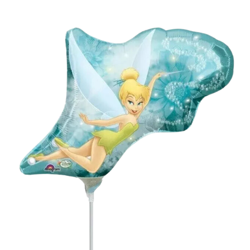 14" Tinkerbell Flying Fairy Airfill Foil Balloon | Clearance - Final Sale!