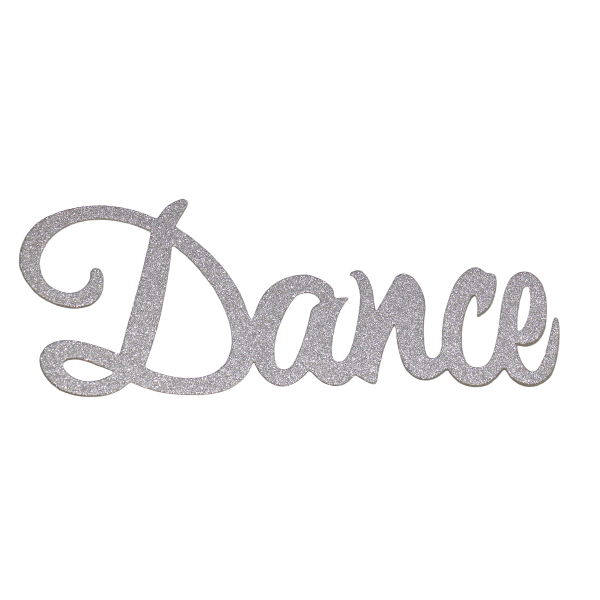 Diamond Words Paper Cutout “Dance” | Homecoming Supplies