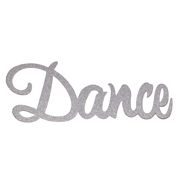 Diamond Words Paper Cutout "Dance"