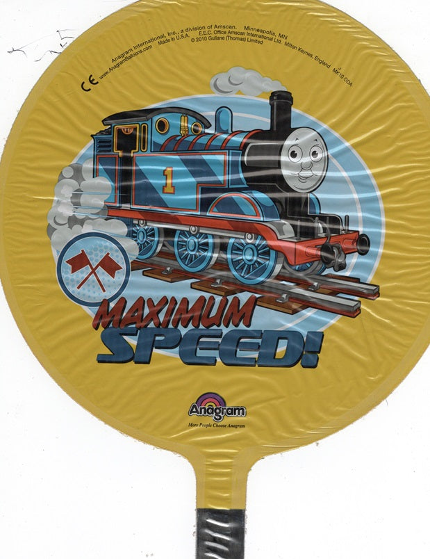 Choo Choo Train Folienballon – 63,5 Cm Großer SuperShape Ballon Für Zug-Mottoparty, Mit Helium Oder Luft Befüllbar