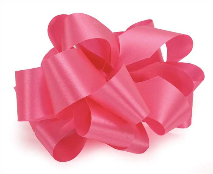 #40 Offray Better Times - Pink Satin Acetate Ribbon - 2 1/2 Inches Wide, 50 Yards Long | 1 Spool