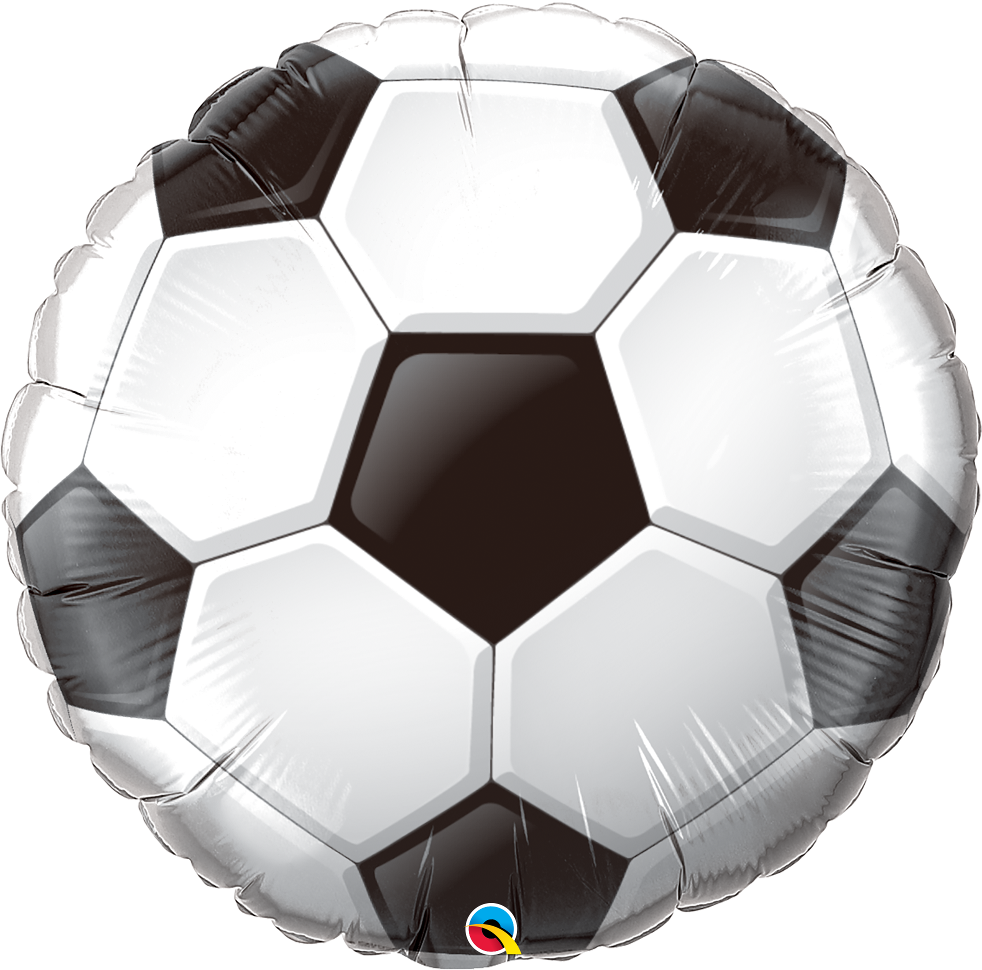 9" Soccer Ball Foil Airfill Balloon | Buy 5 Or More Save 20%