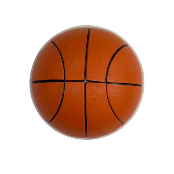 3.75" ACI Domed Basketball Deco Sports Ball | 1 Count