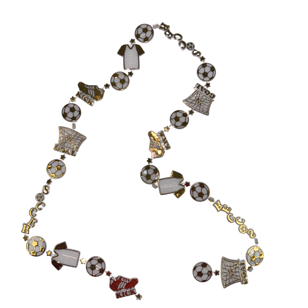 3' ACI Gold Soccer Beaded Charm Garland | 1 Count