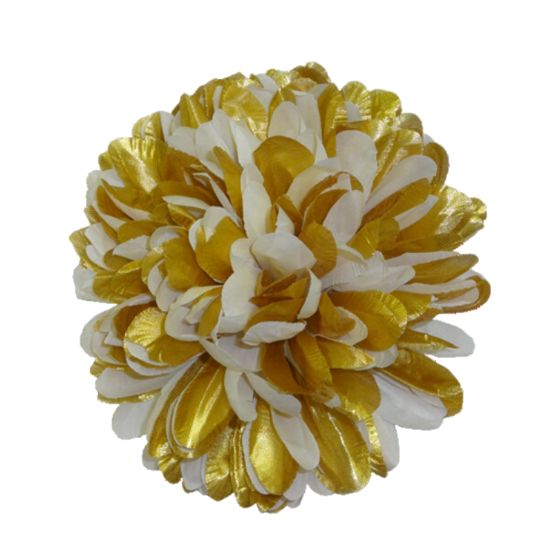 Lame' Silk Mum 6 1-2" 15 capas bicolor