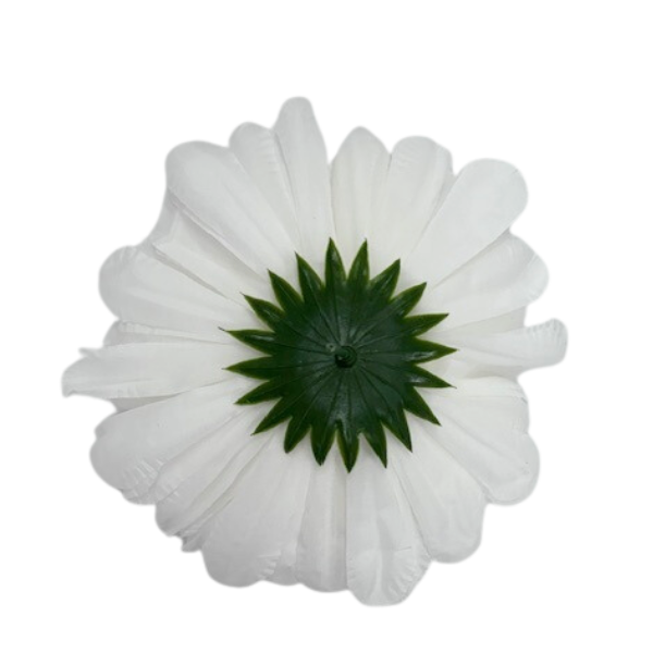 8 1/2" ACI White Artificial Silk Mum - 21 Layer | 1 Count