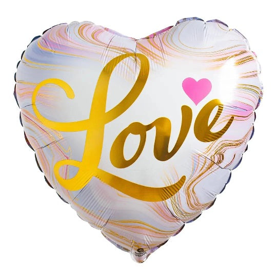 18" Qualatex Love Heart Foil Balloon | Clearance - While Supplies Last!