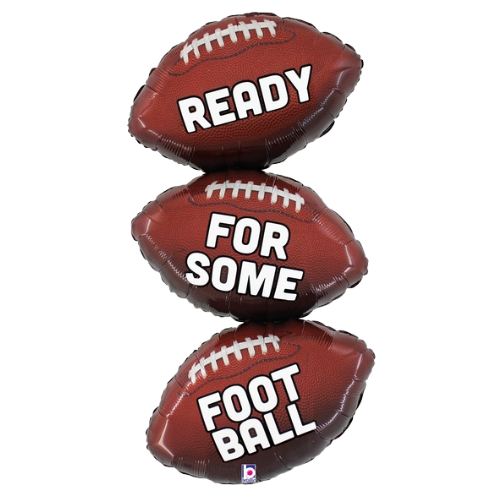 47" Betallic Football Trio Foil Balloon (P11)