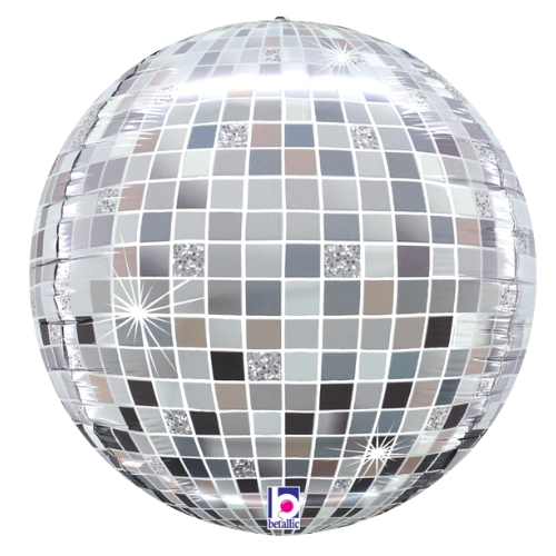 15" Betallic Dimensionals Disco Ball Foil Balloon (P29) - Globe Shape | 1 Count