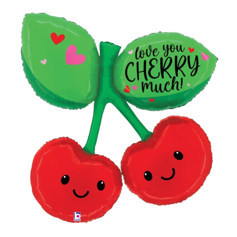 37" Betallic Love You Cherry Much Foil Balloon (S3R2)