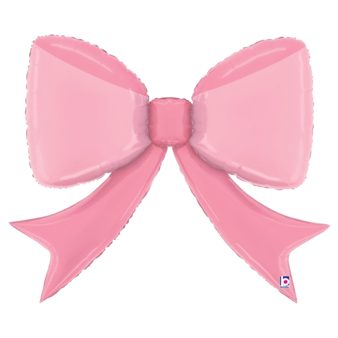 41" Betallic Pretty Pink Bow Foil Balloon