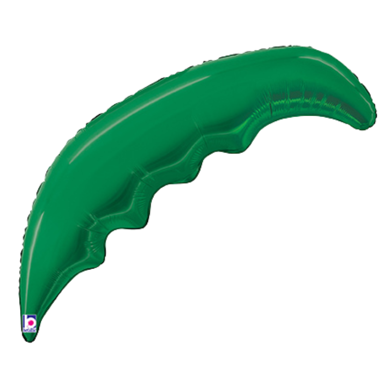 33" Betallic Emerald Green Palm Frond Foil Balloon