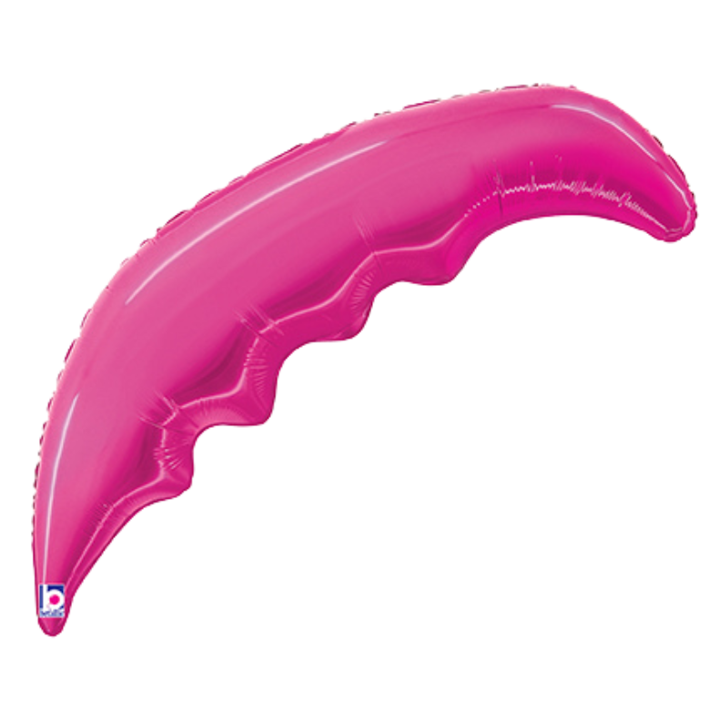 33" Betallic Fuchsia Palm Frond Foil Balloon