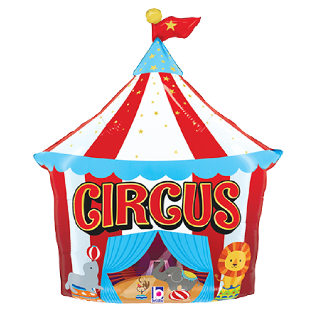 31" Circus Tent Foil Balloon