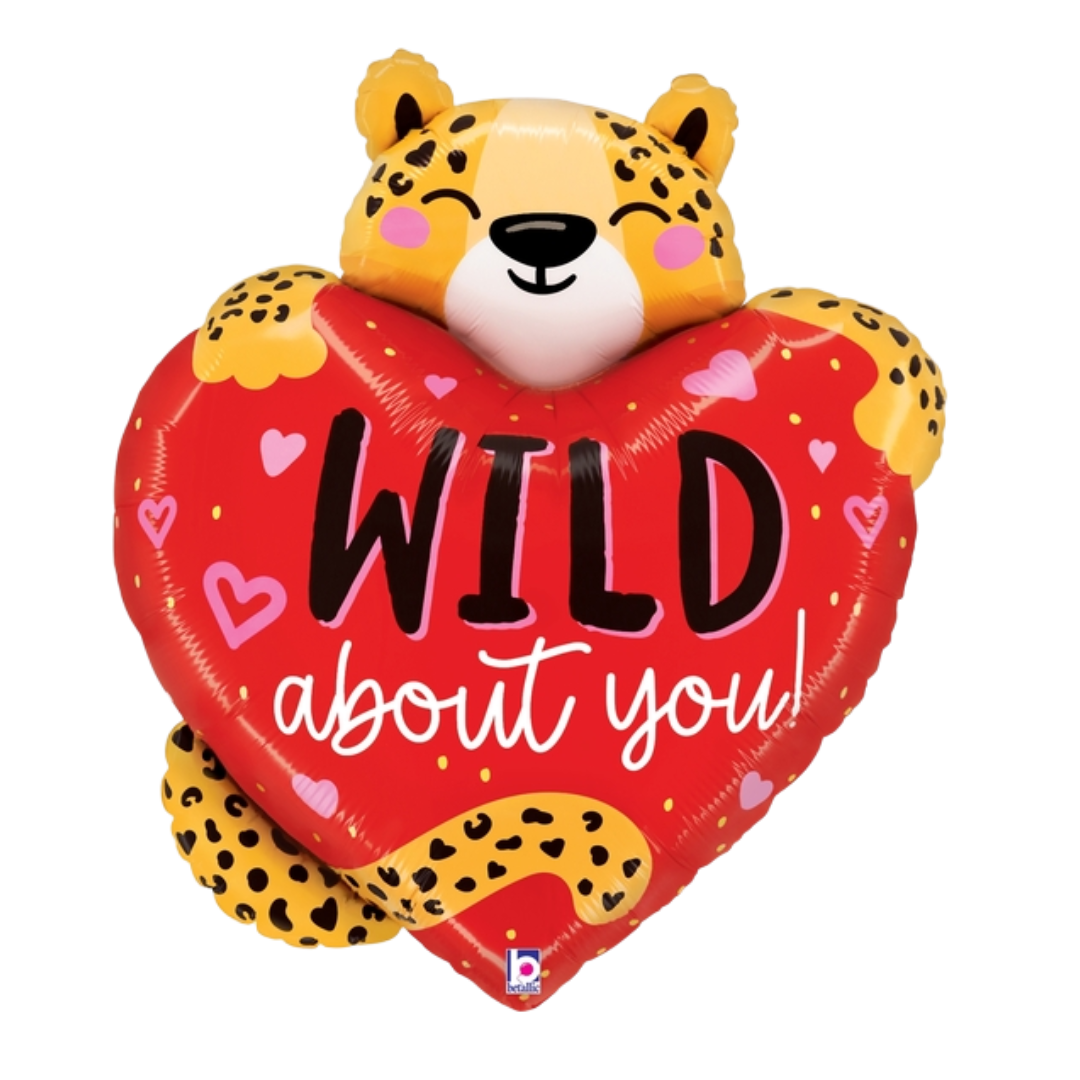 29" Betallic Wild About You Cheetah Foil Balloon