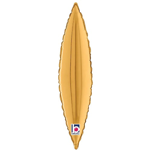 27" Betallic Gold Taper Foil Balloon
