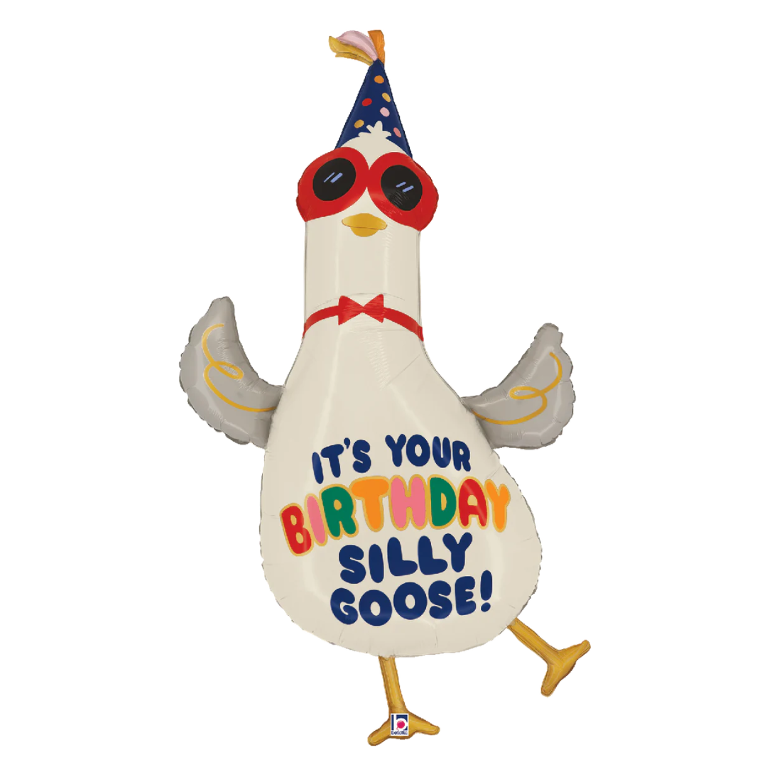 41" Betallic Silly Goose Birthday Foil Balloon