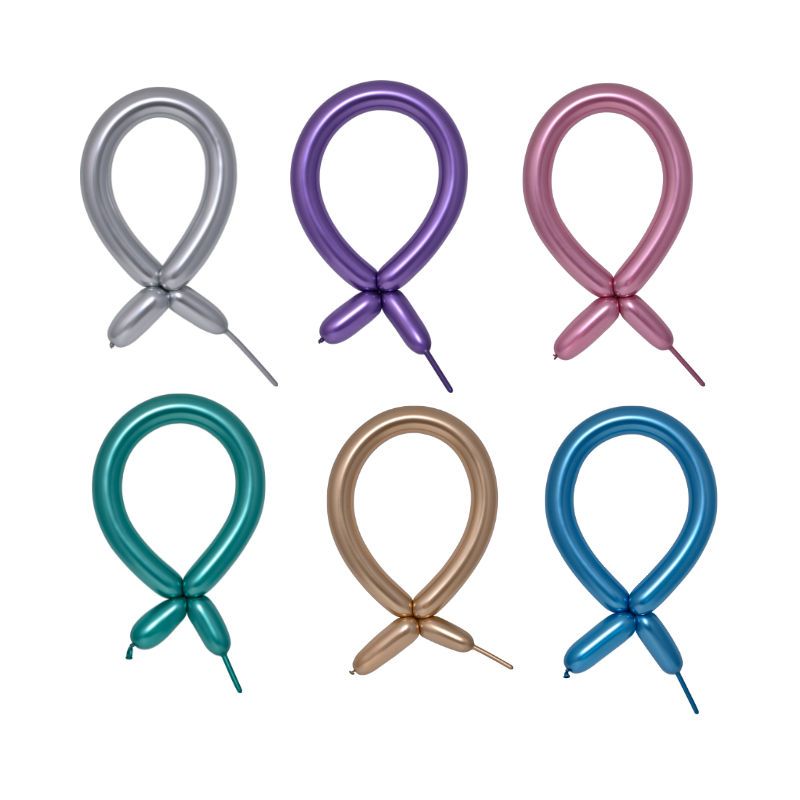 260 Elitex Assortment SuperGlow Modeling - Twisting Balloons | 50 Count