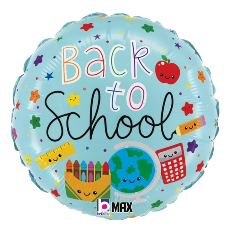 18" Betallic Back To School Foil Balloon (S1R2)| Buy 5 Or More Save 20%