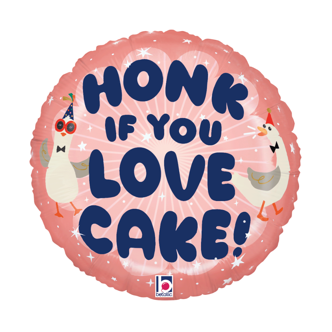 18" Betallic Silly Goose Birthday Party Foil Balloon | Buy 5 Or More Save 20%