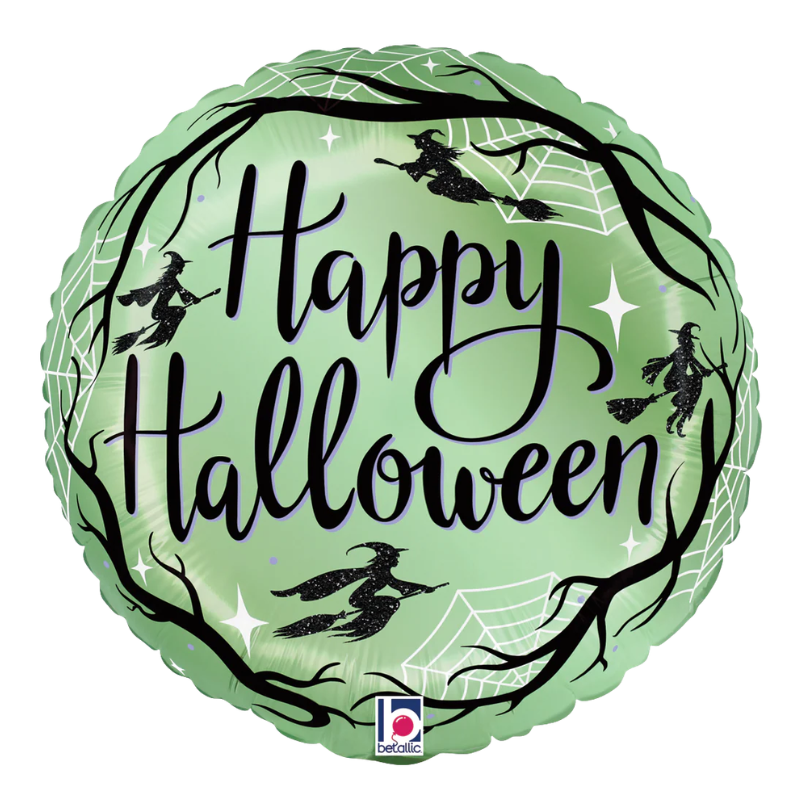 18" Betallic Witchy Halloween Foil Balloon | Buy 5 Or More Save 20%