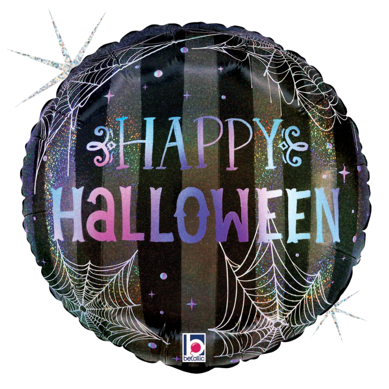 18" Betallic Mystical Halloween Holographic Foil Balloon | Buy 5 Or More Save 20%