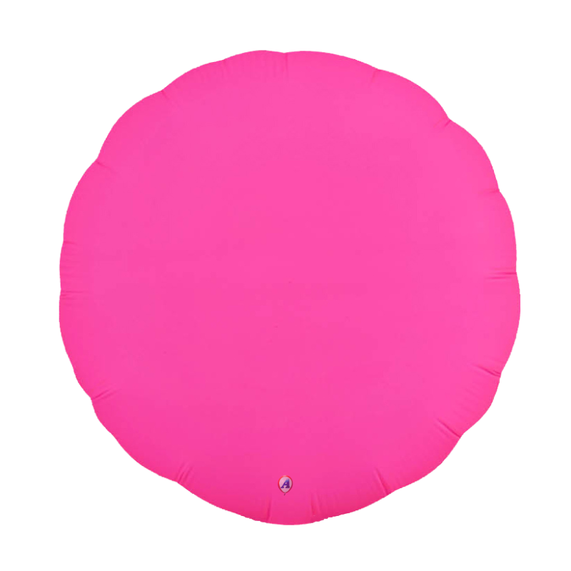 20" AAB Blazing Neon Magenta Round Non Foil Balloon - Black Light Reactive! | Buy 5 Or More Save 20%