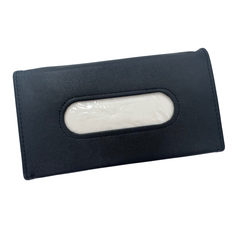 Black Car Tissue Holder - Tissues Included | 1 Count