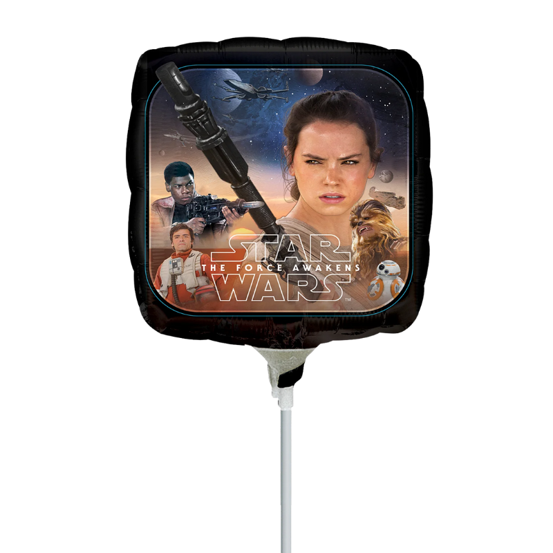 9" Anagram Star Wars The Force Awakens Foil Airfill Balloons | Clearance - Final Sale!