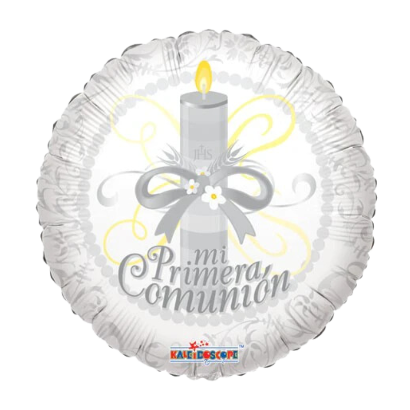 9" Conver Mi Primera Comunion - Communion Foil Airfill Balloon | Buy 5 Or More Save 20%