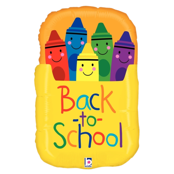 25" Back To School Crayon Box (P37)