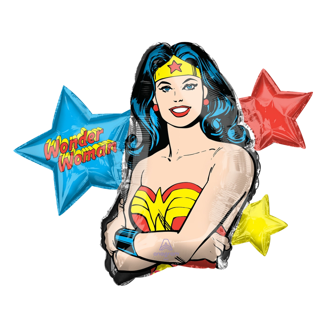33" Anagram Wonder Woman Super Shape Foil Balloon