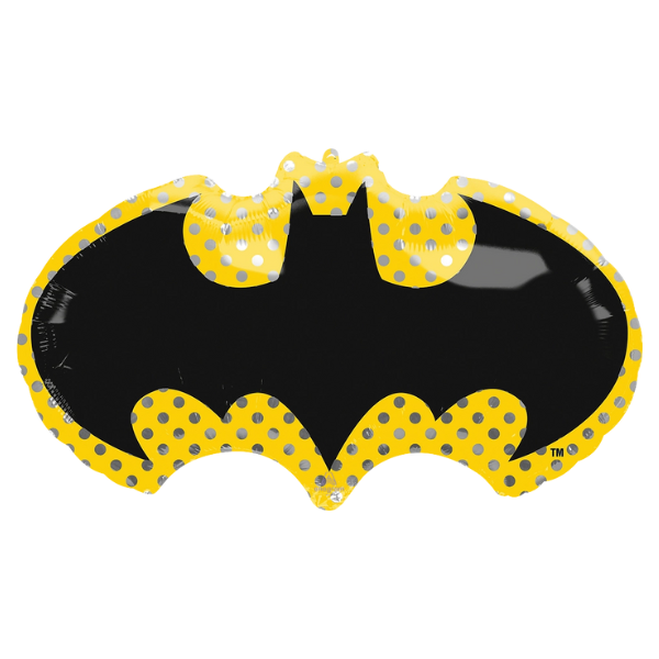 30" Batman Bat Signa Super Shape Foil Balloon | 1 Count