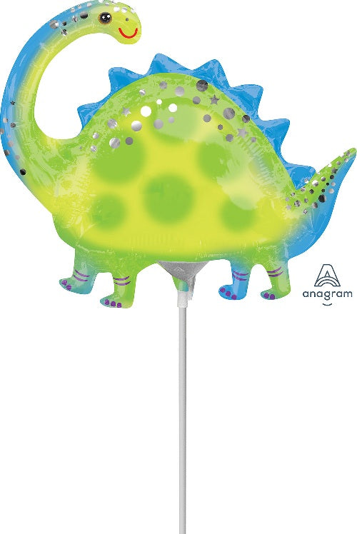 14" Anagram Stegosaurus Airfill Foil Balloon | Buy 5 Or More Save 20%