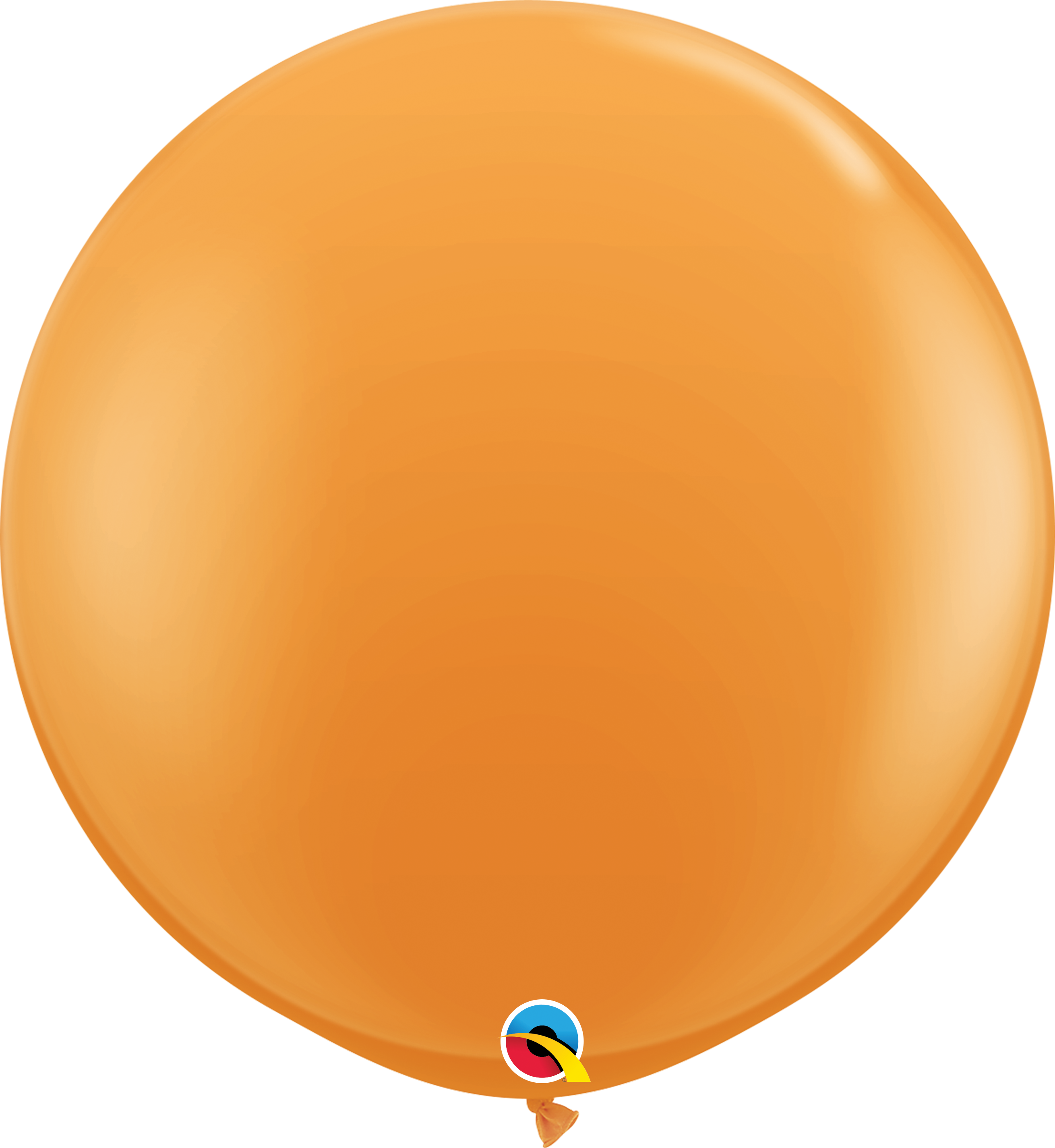 36" Qualatex Orange Latex Balloons - 3 Foot Giant | 2 Count