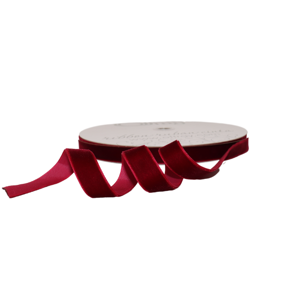 Berwick Offray #3 Burgundy Classiq Velvets Ribbon - 5/8