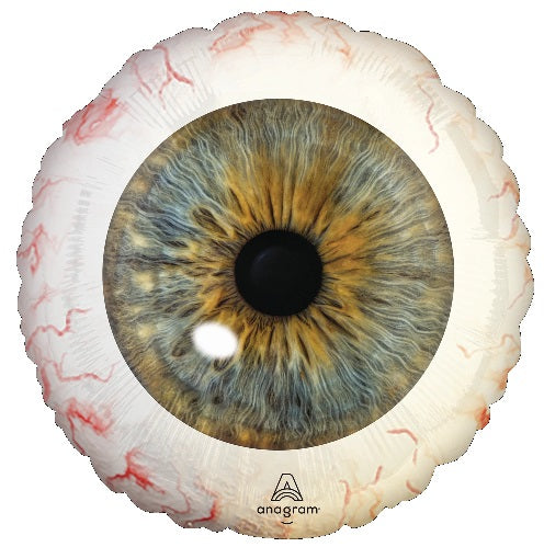28" Anagram Jumbo Creepy Eyeball Foil Balloon - 2 Sided (P16)