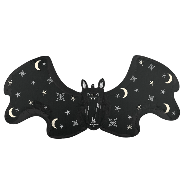 40" Anagram Satin Bat Attack Super Shape Foil Balloon (P14)