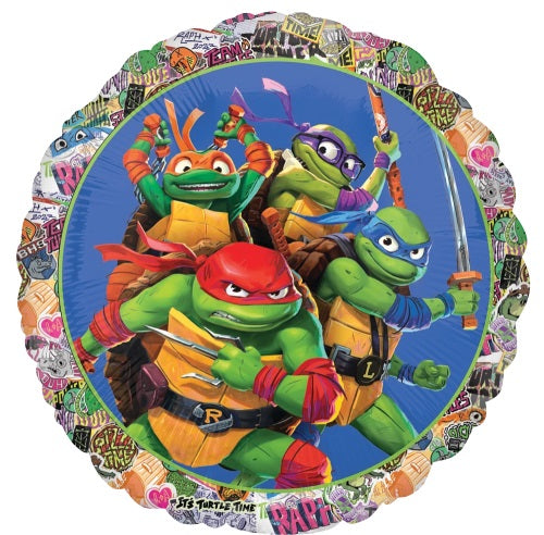 17" Anagram Teenage Mutant Ninja Turtles Foil Balloon | Buy 5 Or More Save 20%