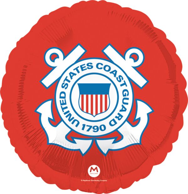 18" United States Coast Guard Foil Balloon | Buy 5 Or More Save 20%