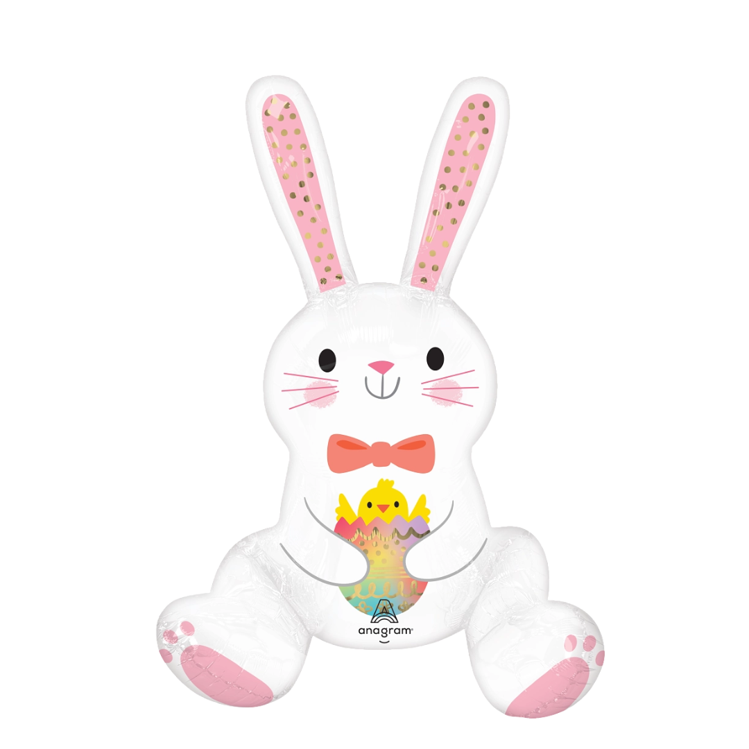 23" Anagram Bunny Love Foil Balloon