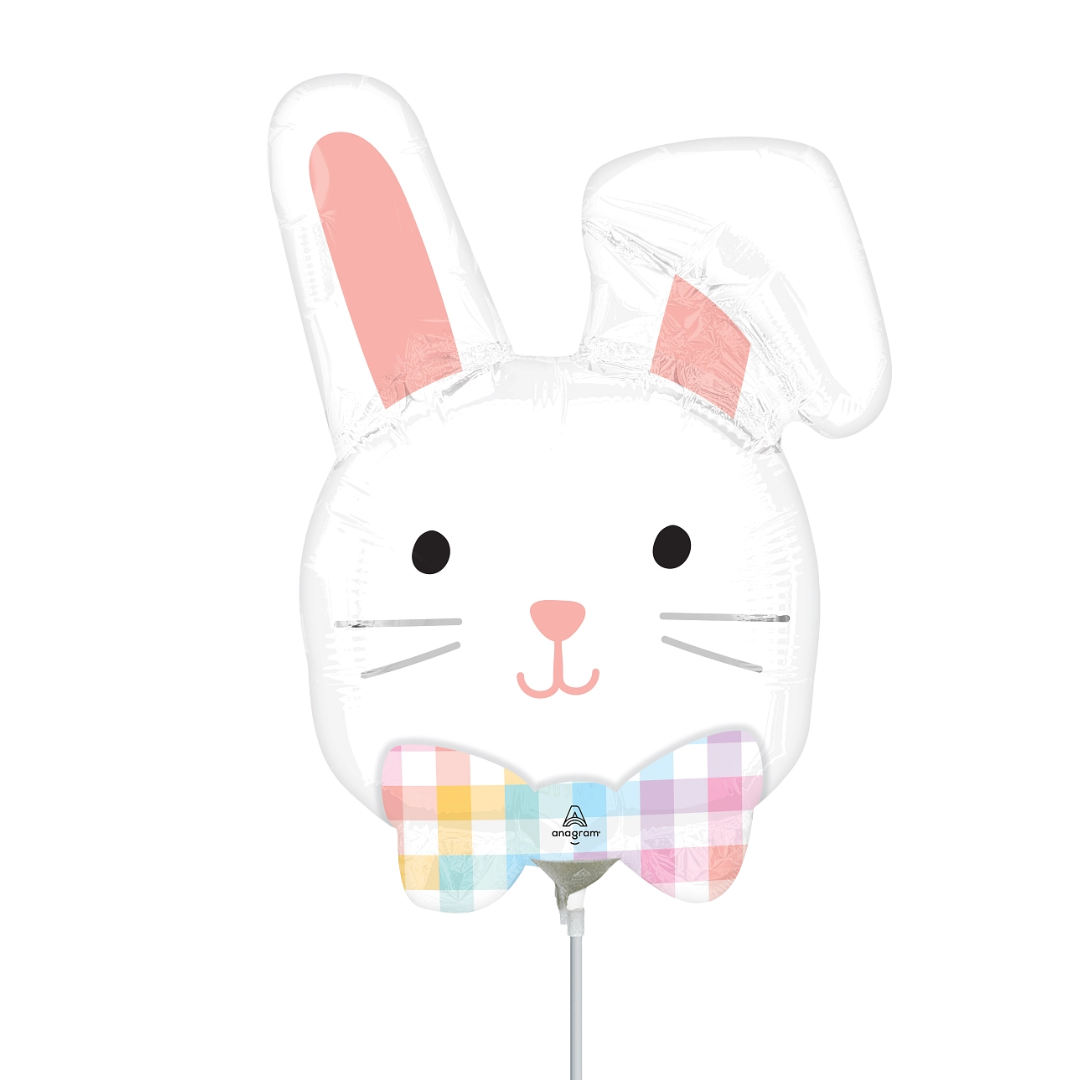 14" Anagram Easter Bunny Bliss Airfill Foil Balloon | Buy 5 Or More Save 20%